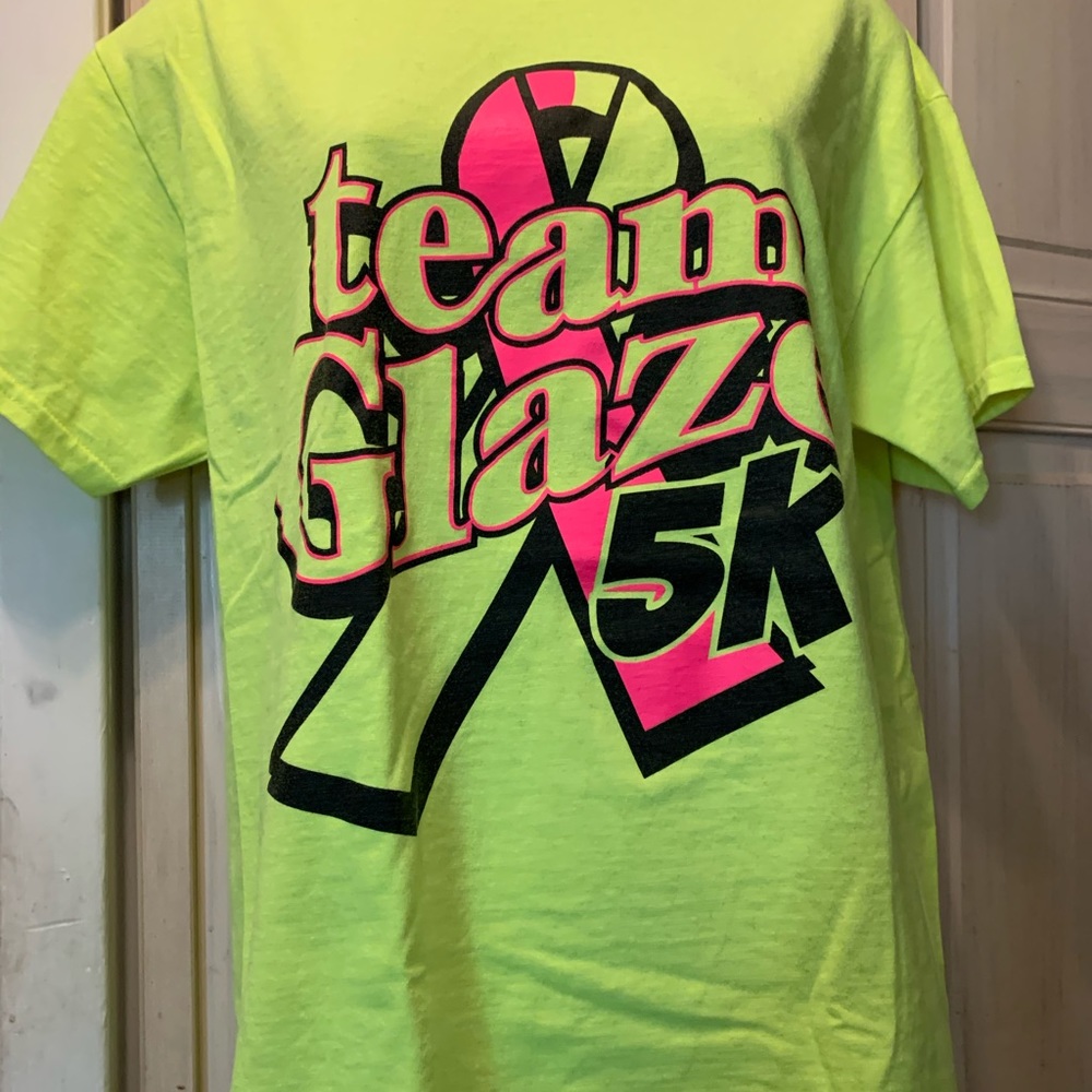 Bright Yellow T-Shirt Front Team Glaze